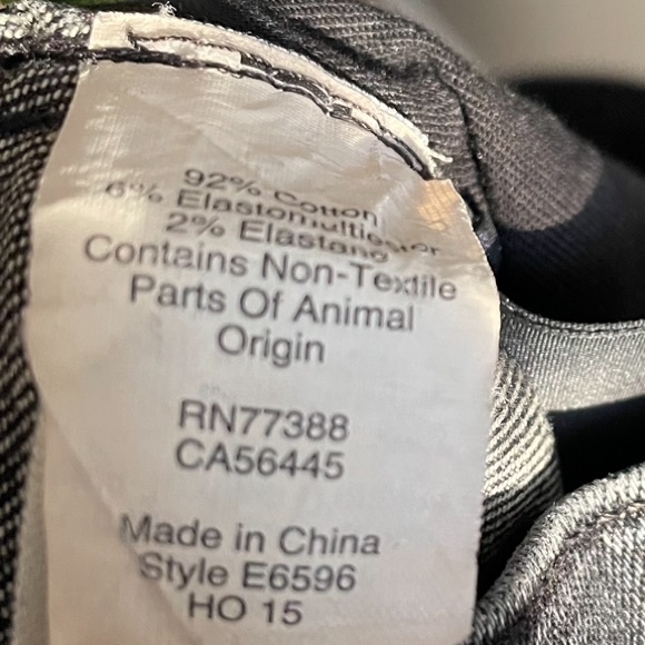 Madewell 10” High Rise Black Skinny Jeans Size 26 - Picture 12 of 12